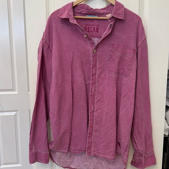 Tommy Bahama 100% linen button down XL - Picture 1 of 7